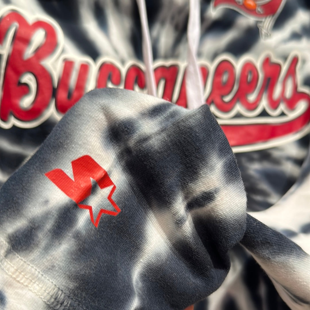 Women’s starter, Tampa Bay, buccaneers, hooded, long sleeve, shirt, size medium