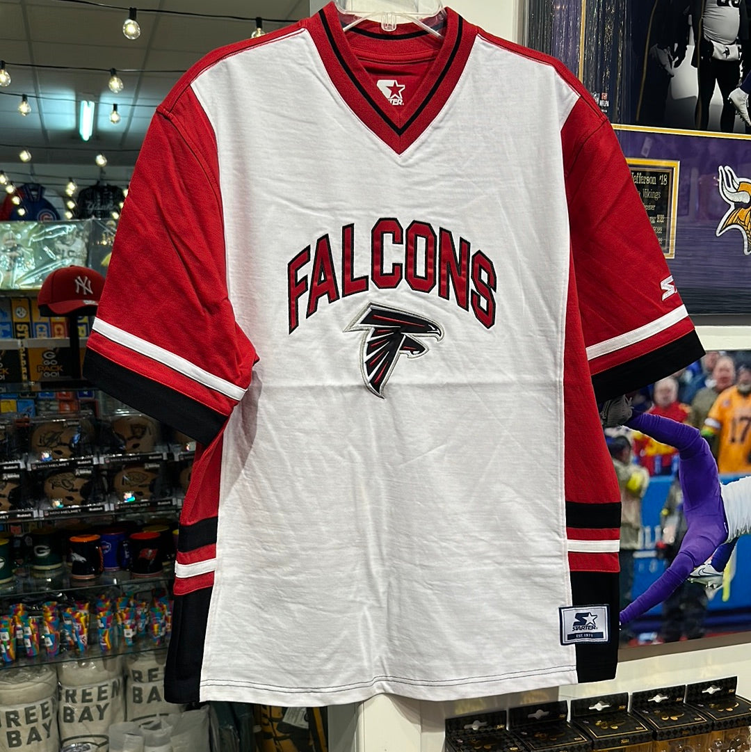 Men’s Atlanta Falcons starter hockey jersey T size large