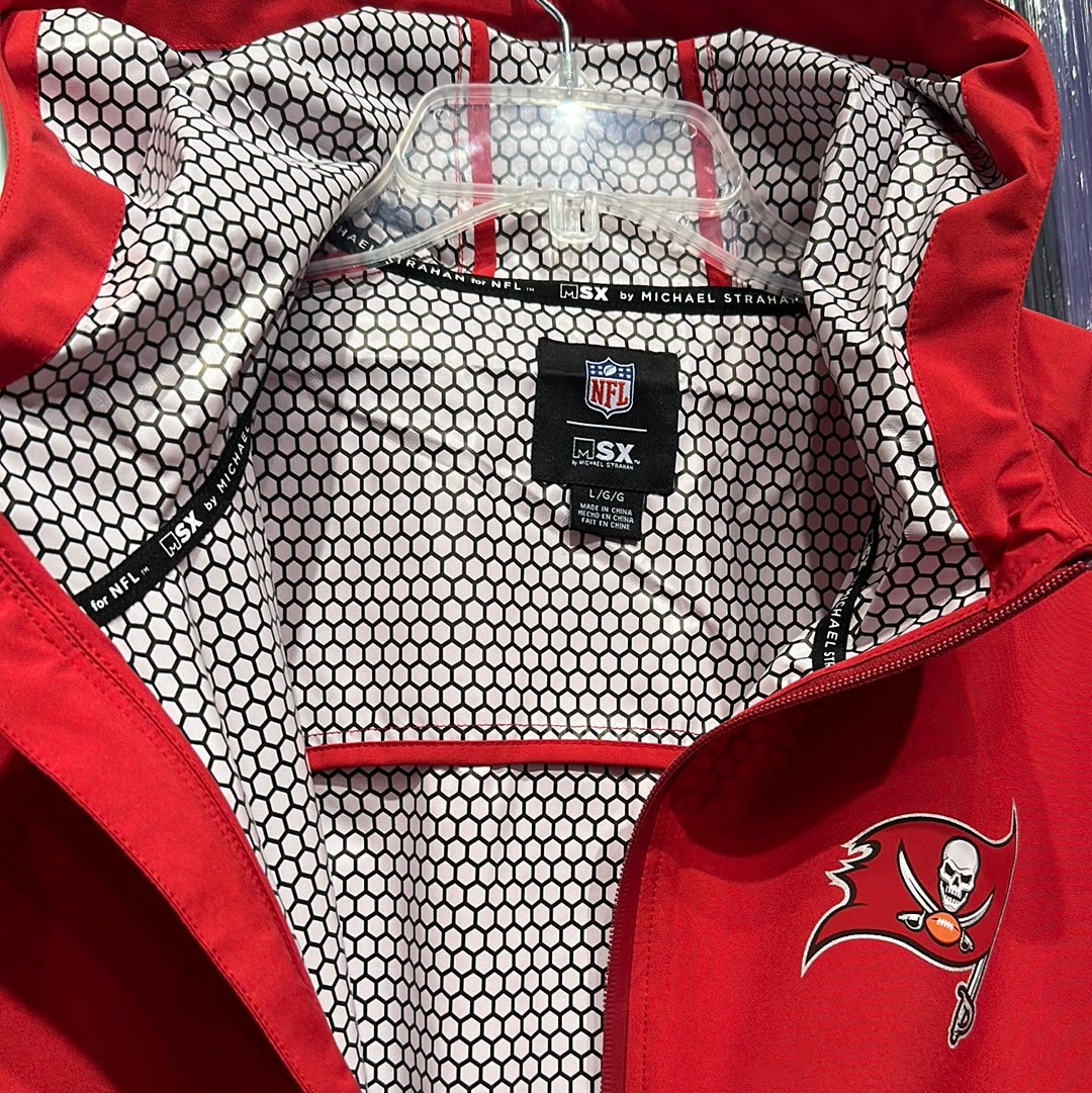 Men’s Tampa Bay, buccaneers, Michael Strahan, spring jacket, size large
