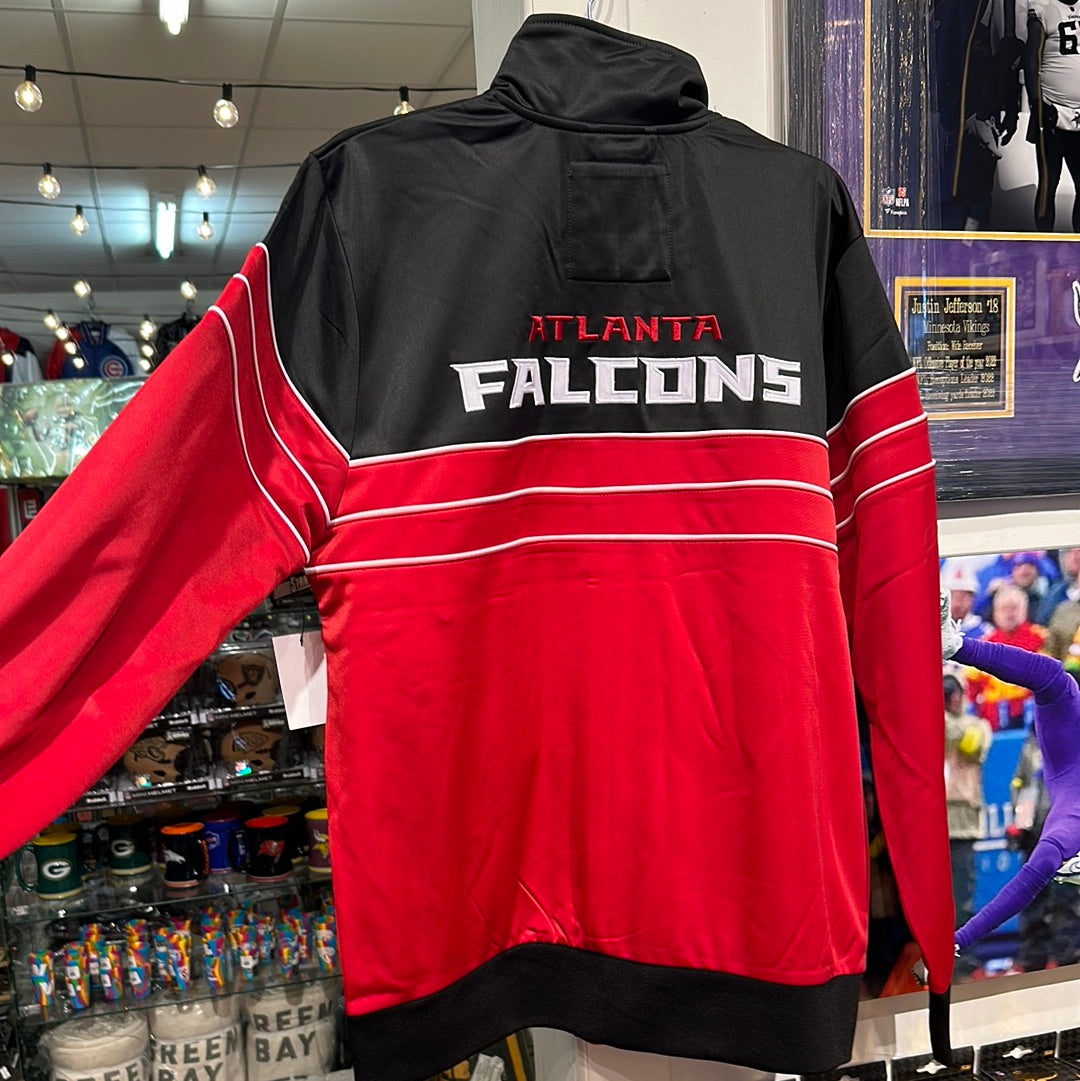 Men’s starter Atlanta Falcons full zip, track jacket, size large