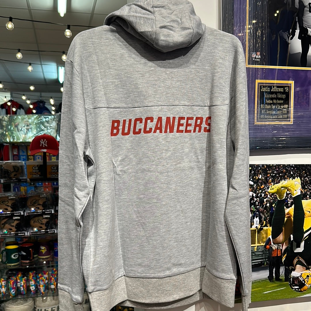Men’s Tampa Bay, buccaneers, Michael Strahan brand half zip hoodie, size large