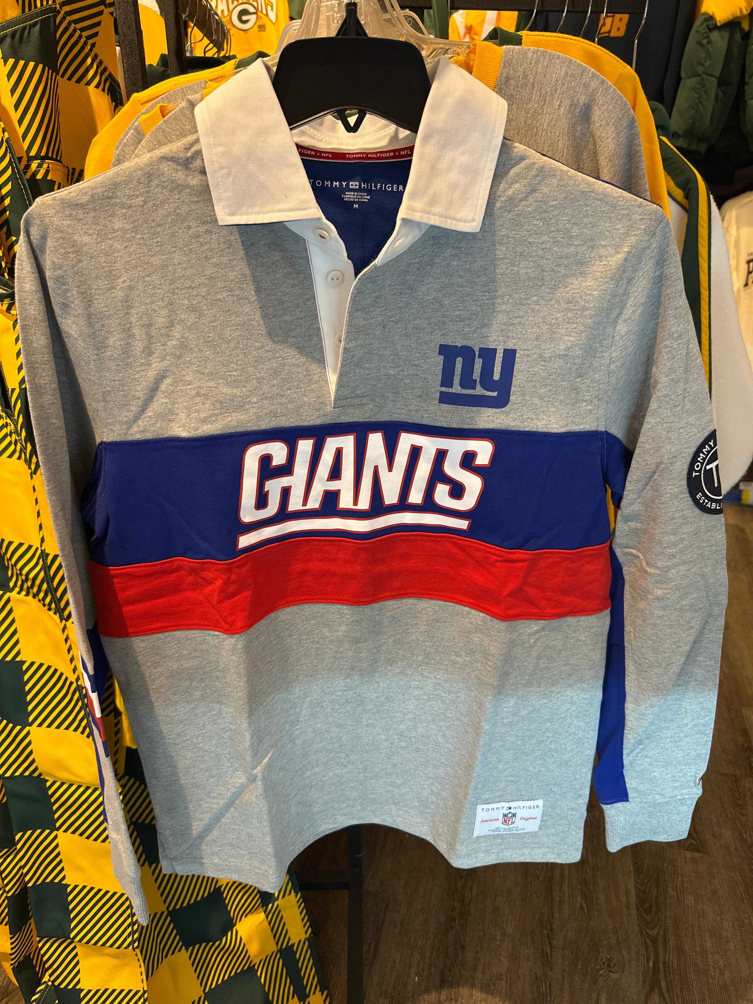 Women’s Tommy Hilfiger, New York Giants long sleeve polo