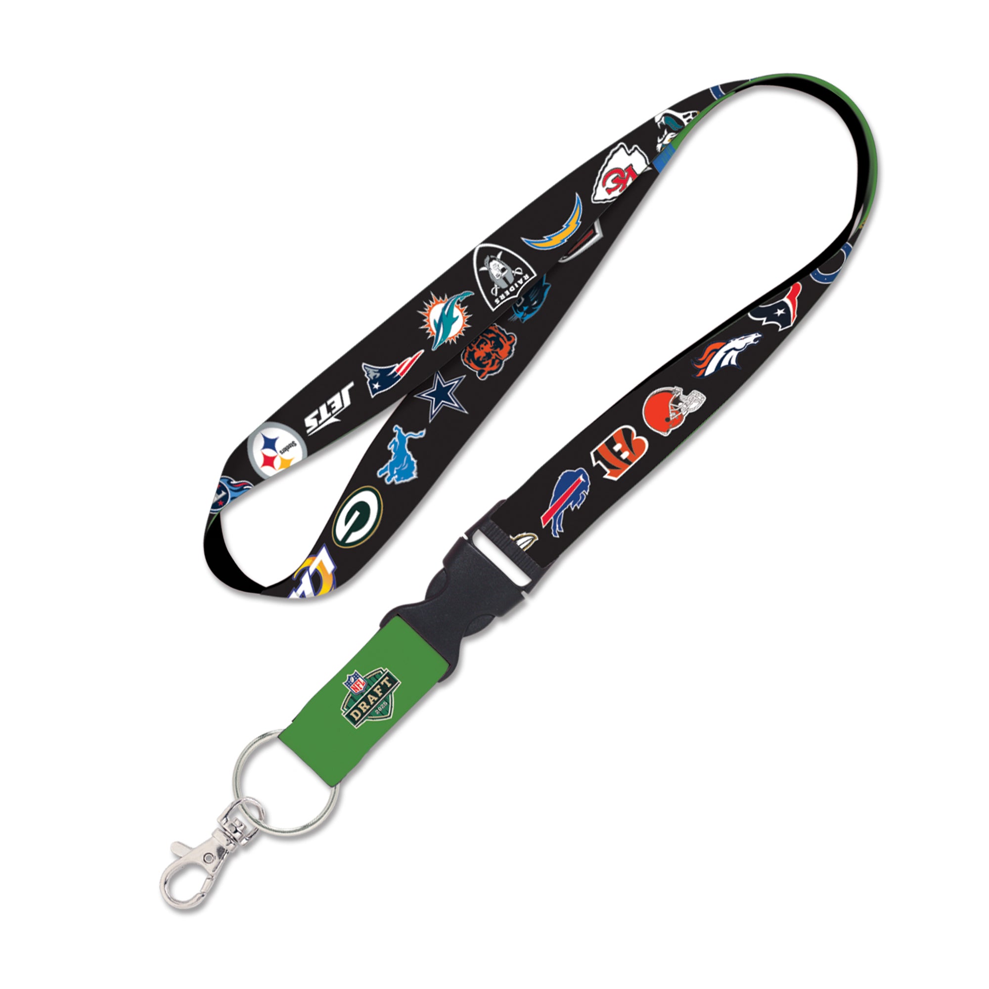 2025 NFL draft logo lanyard