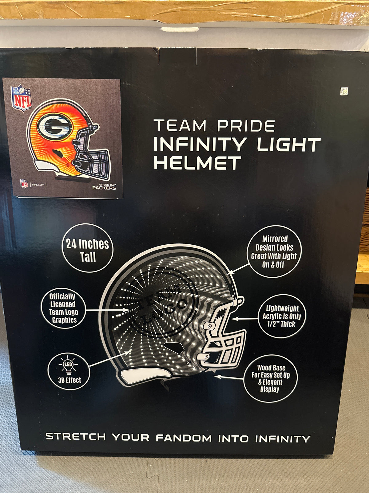 Team pride, Infiniti light helmet, LED Packers