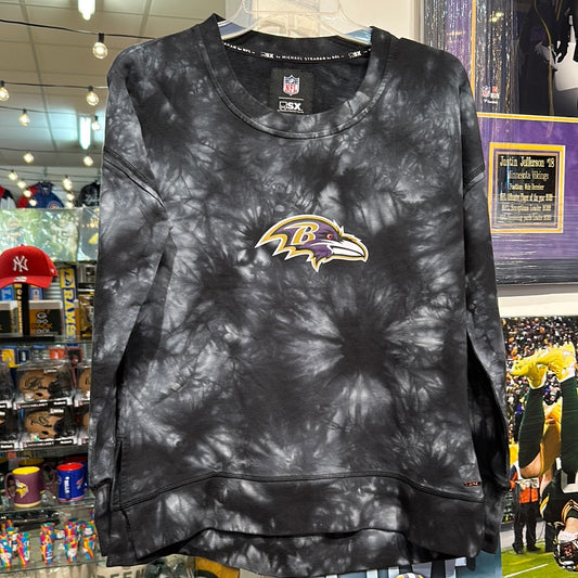 Women’s Baltimore Ravens, Michael Strahan, brand long sleeve tee