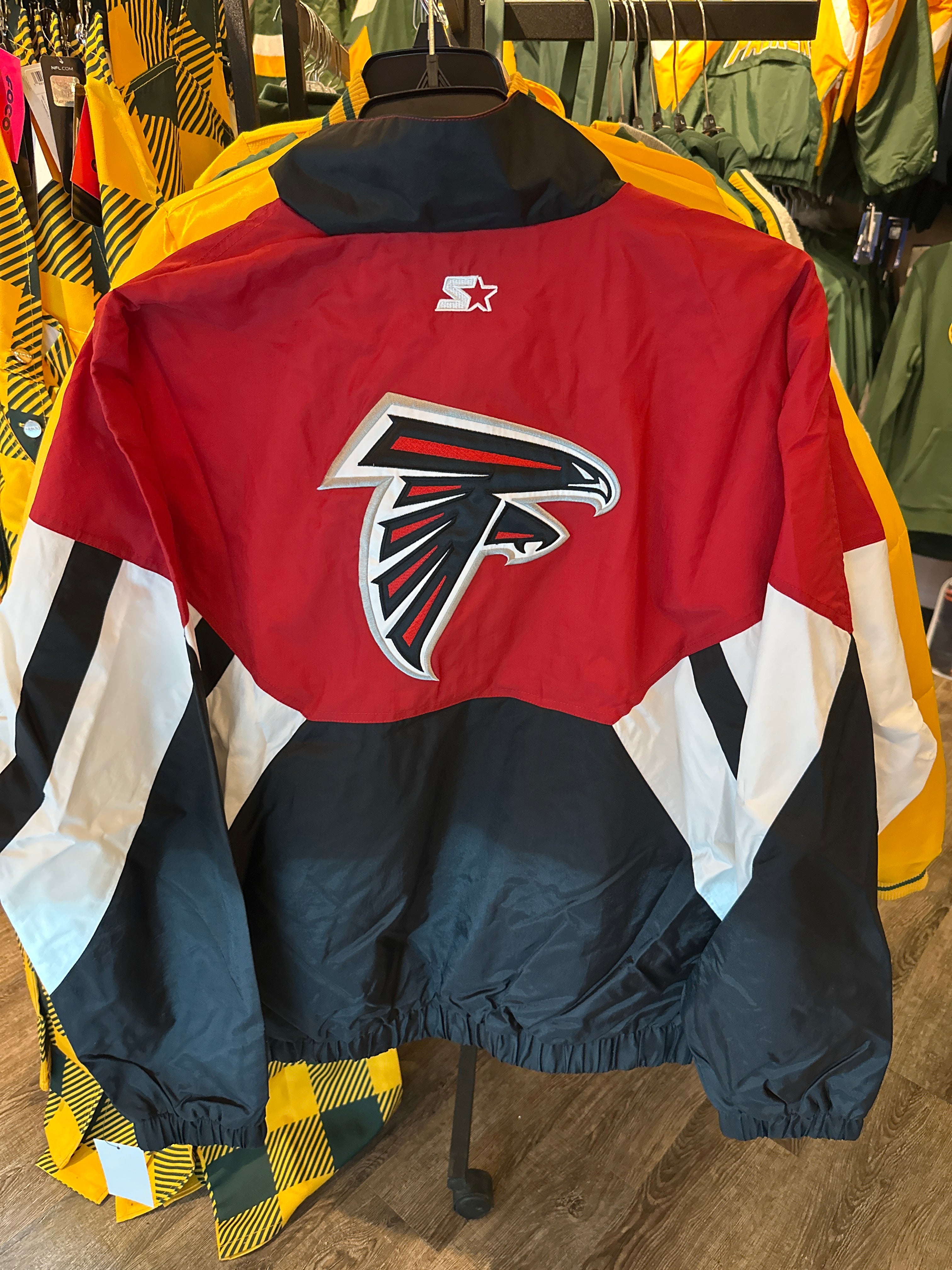 Starter Falcons quarter zip pullover
