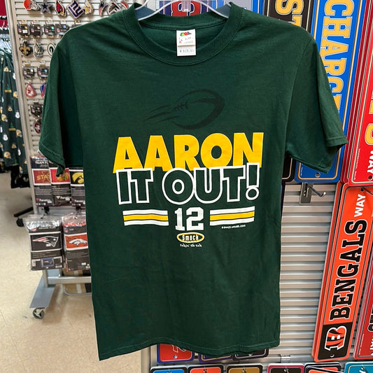Men’s Green Bay Packers, Aaron Rodgers T-shirt, size small