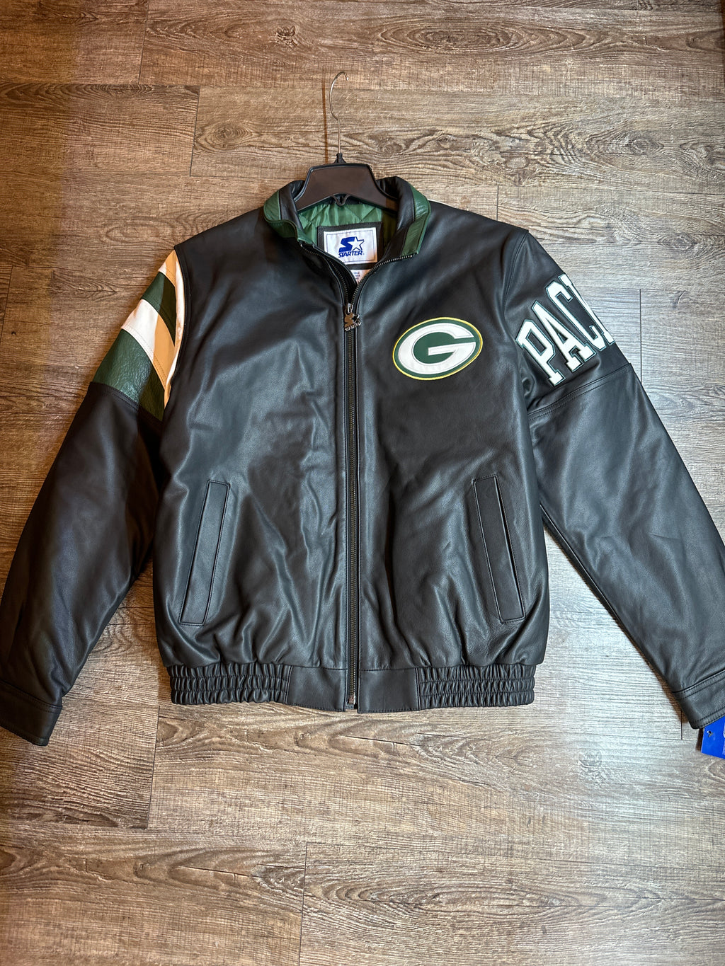 Men’s starter leather Packer jacket