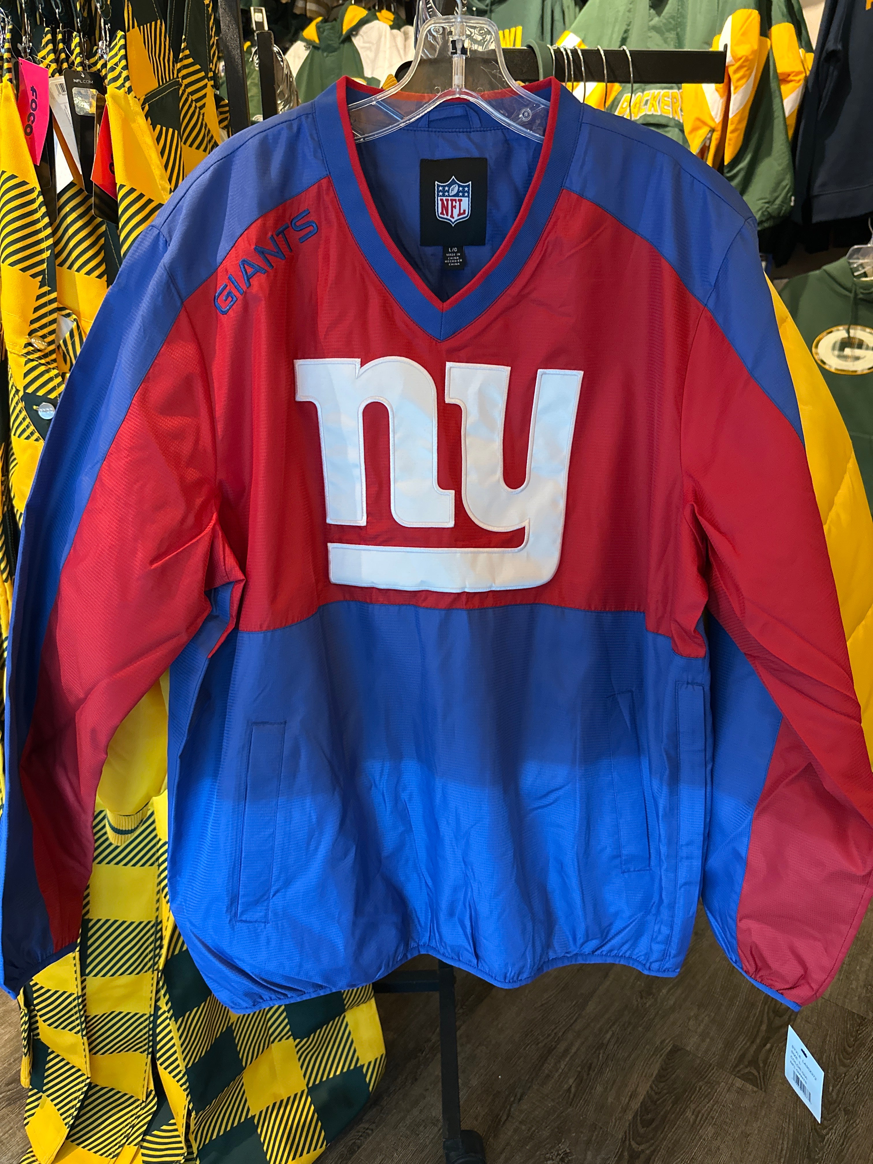 New York Giants pull over
