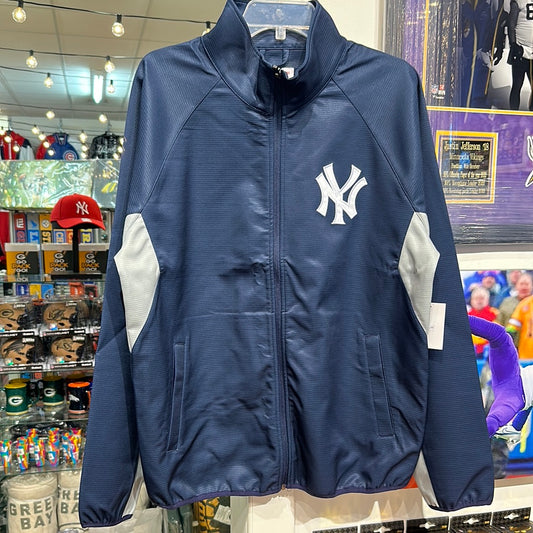 Men’s New York Yankees, full zip track jacket size large