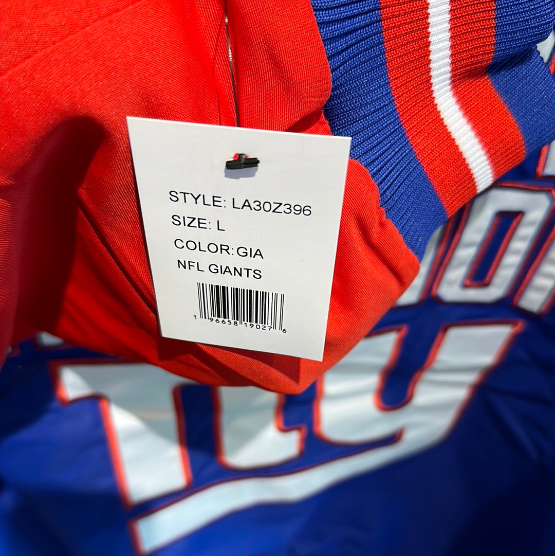 Men’s New York, giants, for time, Super Bowl, champions, jacket, size large