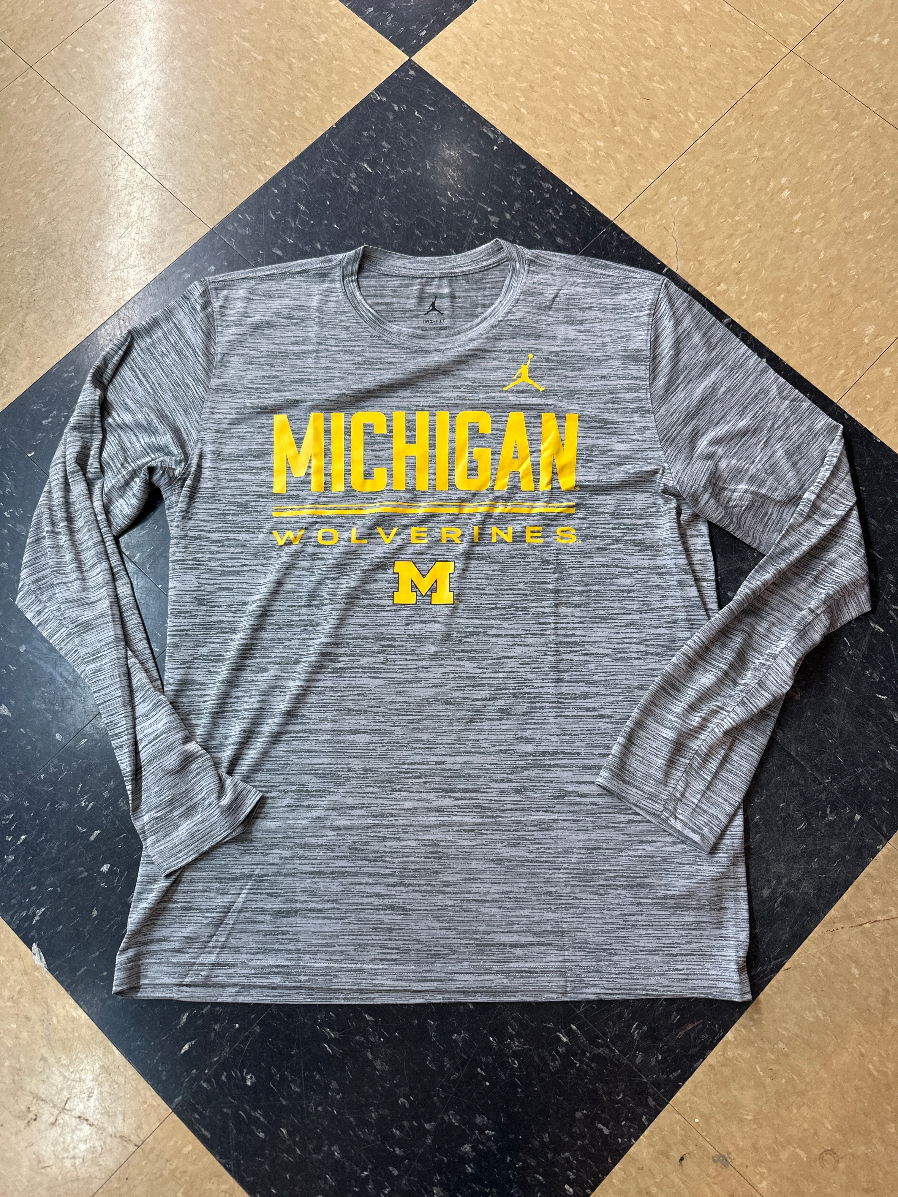 Jordan, Michigan Wolverine’s long sleeve