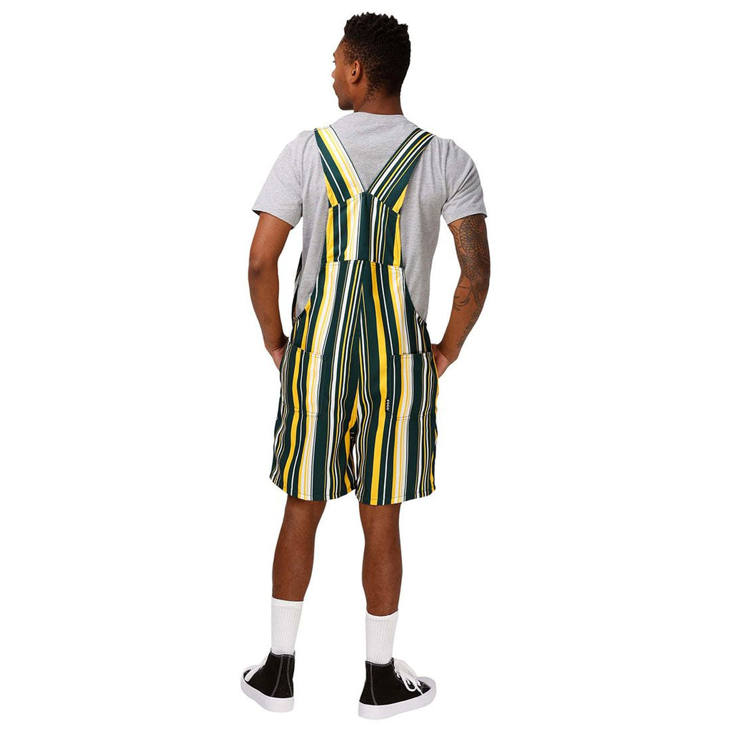 Packers Overall Short Bibs