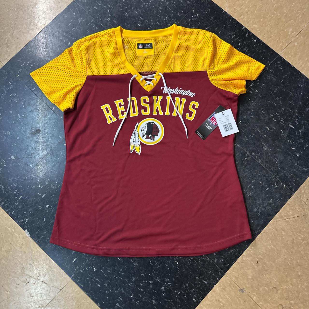 NFL Women's burgundy red T-shirts