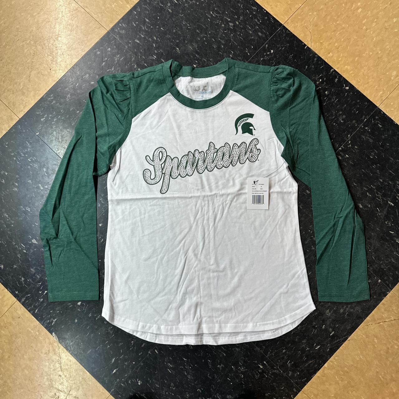 Touch Women's white green Shirts