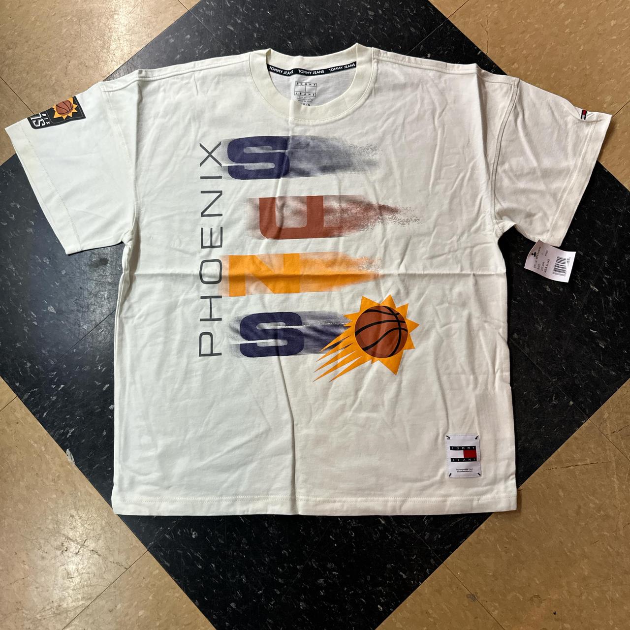NBA Men's white multi T-shirts
