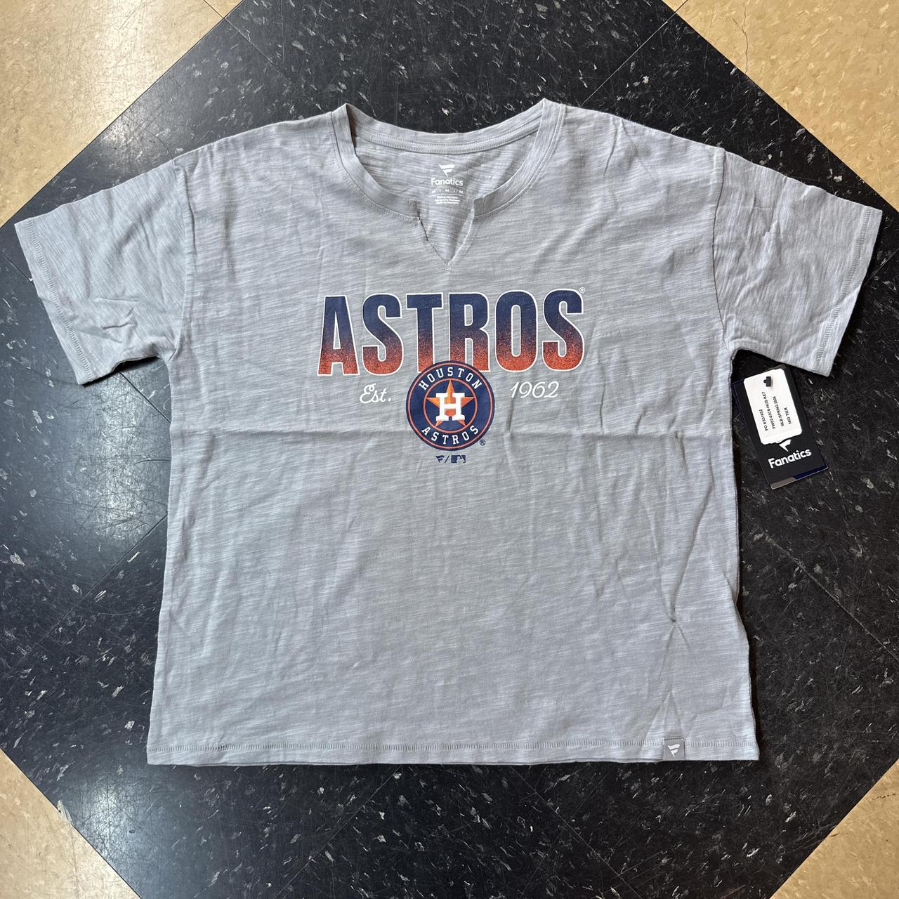 MLB Women's grey blue T-shirts