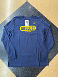 Go blue Michigan long sleeve brand Jordan - Fan Zone