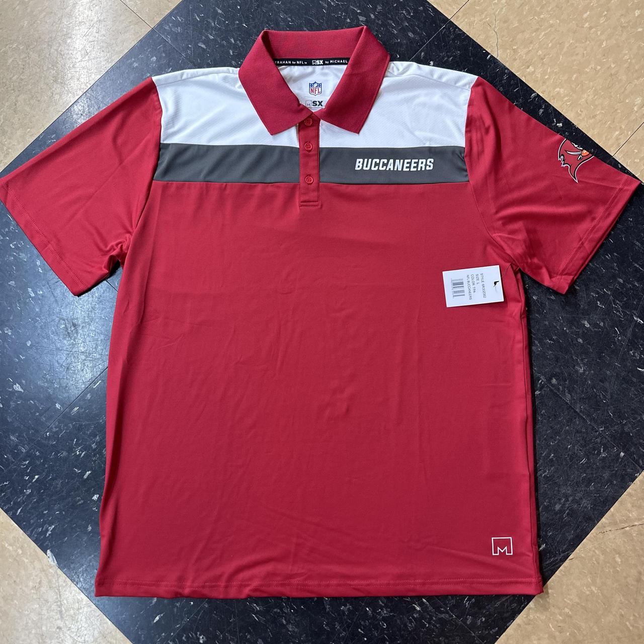 MSX by Michael Strahan Men's red Polo shirts - Fan Zone