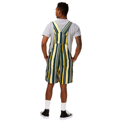 Packers Overall Short Bibs - Fan Zone