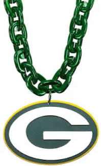 Packers necklace (chain) - Fan Zone